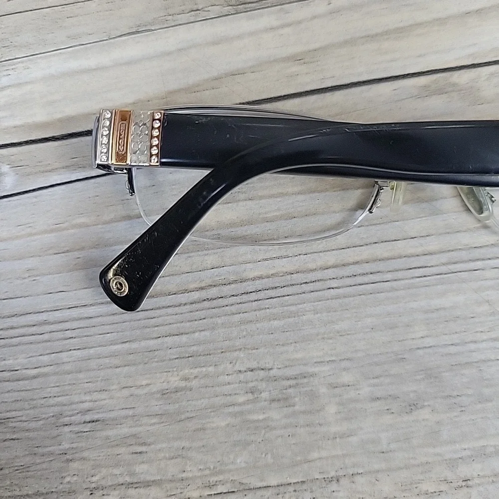Coach HC 5027B Cecily 9081 Eyeglass Frames‎ Womens  50-17-135 Dark Silver Black